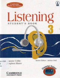 LISTENING 3:STUDENT'S BOOK/P-06