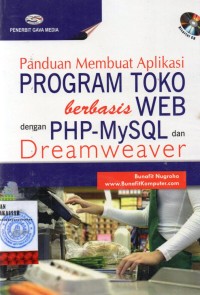 PANDUAN MEMBUAT APLIKASI PROGRAM TOKO BERBASIS WEB DENGAN PHP-MySQL DAN DREAM WEAVER/P-15